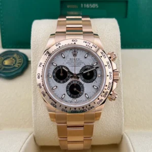 2021 Rolex Daytona Rose Gold / Meteorite