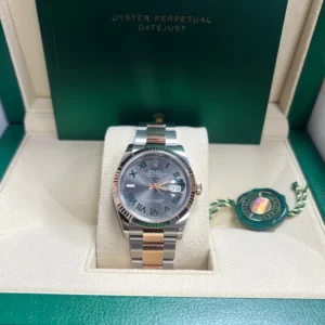 2025 Rolex Datejust 36 Two-Tone "Wimbledon" Fluted / Oyster