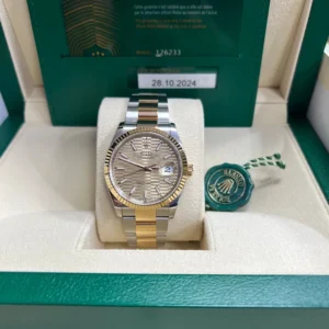 2024 Rolex Datejust 36 Two-Tone Fluted / Fluted-Motif / Oyster