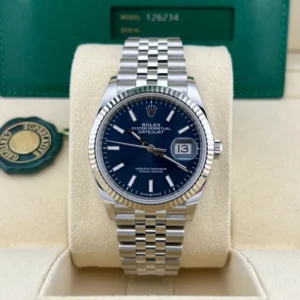2025 Rolex Datejust 36 Steel / Fluted / Blue / Jubilee