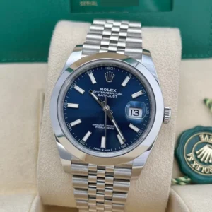 2025 Rolex Datejust 41 Smooth / Blue / Jubilee