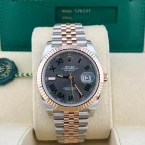 2024 Rolex Datejust 41 Two-Tone "Wimbledon" / Fluted / Jubilee