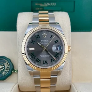 2024 Rolex Datejust 41 Two-Tone "Wimbledon" / Fluted / Oyster