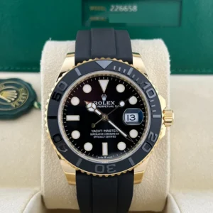 2026 Rolex Yacht-Master 42 Yellow Gold / Black / Oysterflex