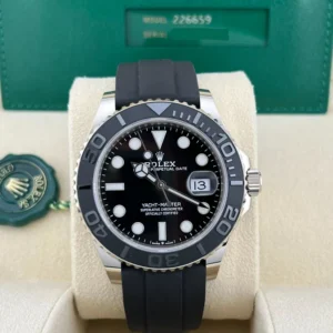 2023 Rolex Yacht-Master 42 White Gold / Black / Oysterflex