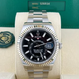 2021 Rolex Sky-Dweller Black / Oyster
