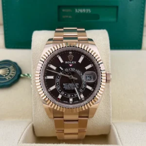 2023 Rolex Sky-Dweller Rose Gold / Chocolate